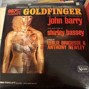 Goldfinger Soundtrack and John Berry Vinyl Record